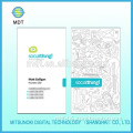 clear frosted plastic business card